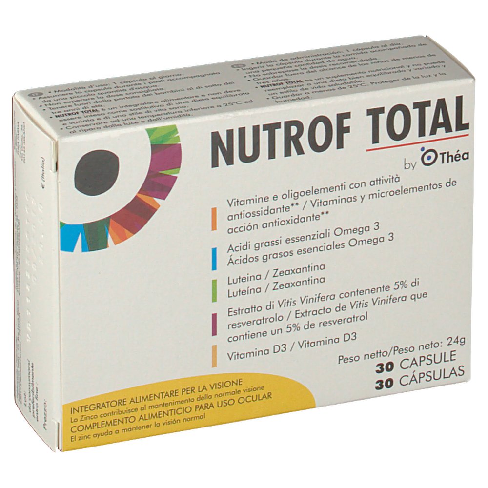 Nutrof Total Capsule Shop Farmacia It