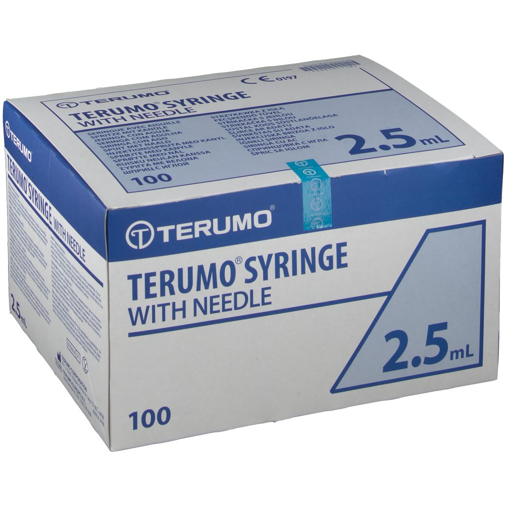 Terumo Disposable Syringe 2.5ml With Needle 23g 1 - shop-farmacia.it