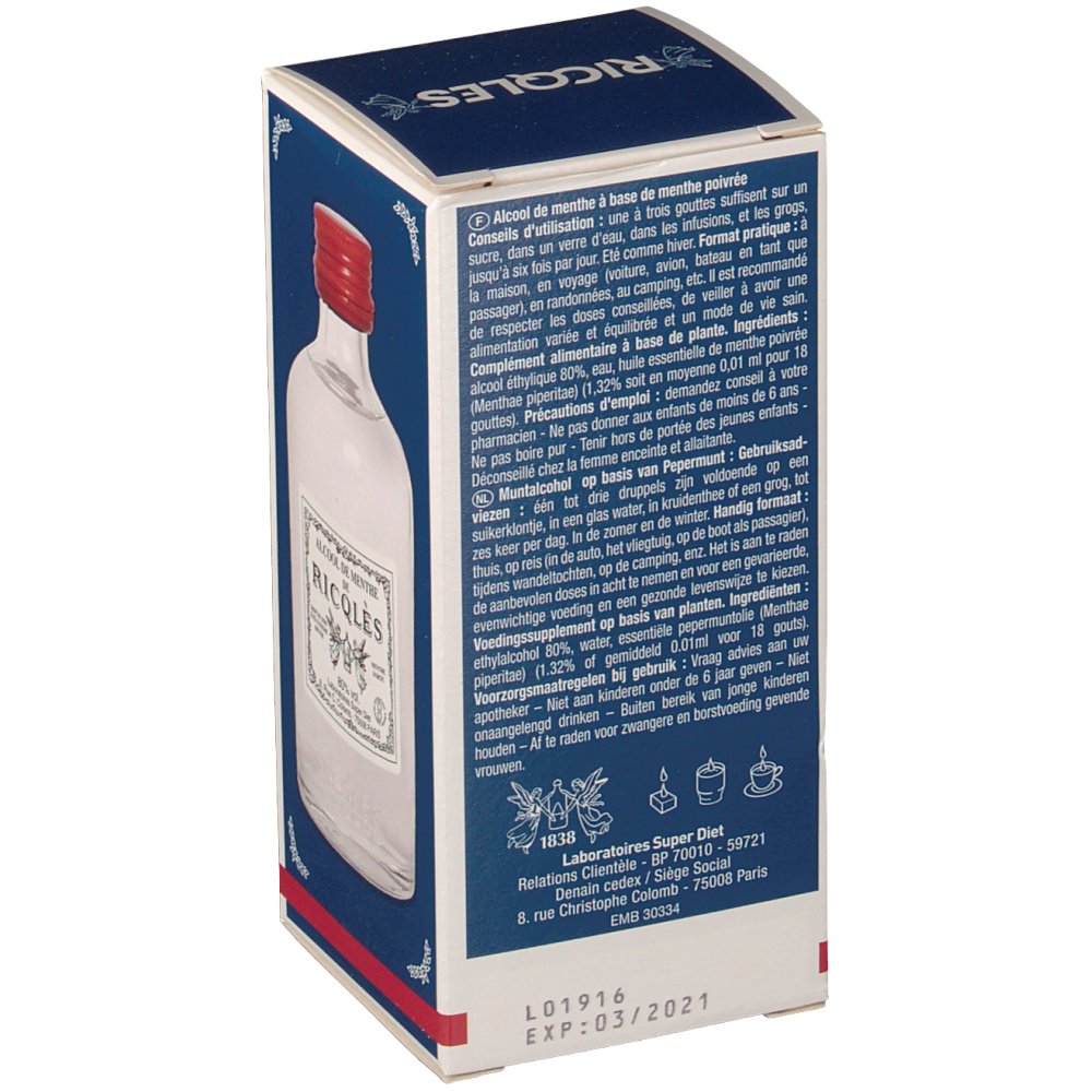 Ricqles Mint Alcohol shopfarmacia.it