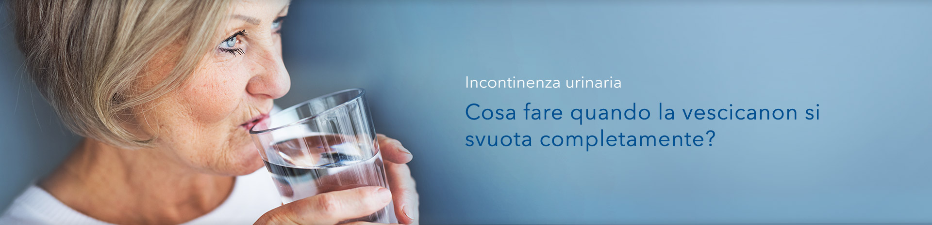 Incontinenza urinaria - GUIDA - SHOP FARMACIA